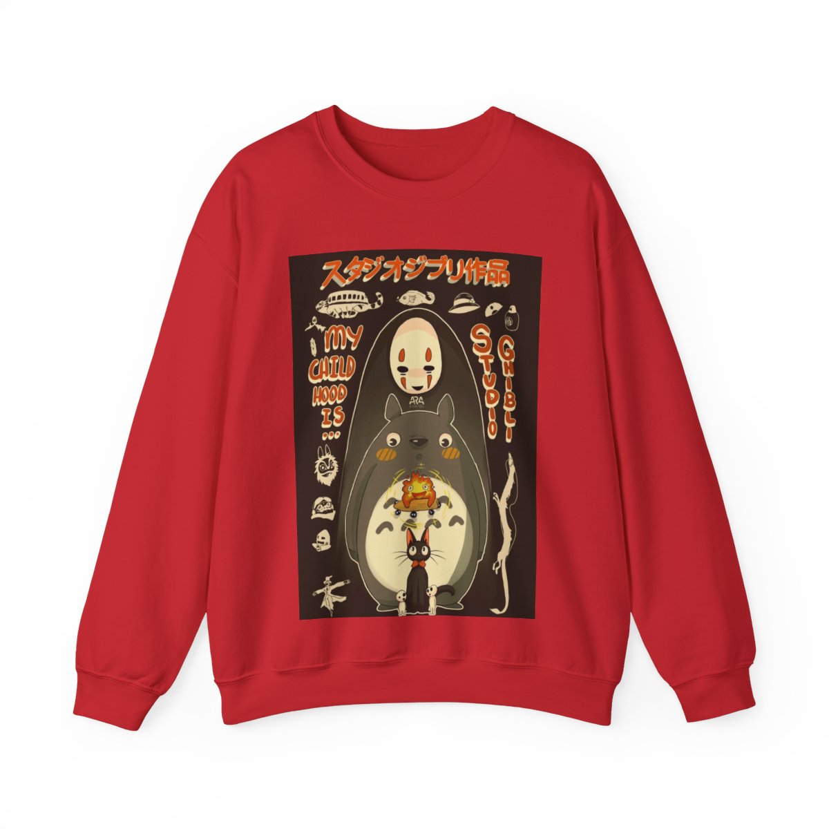 Studio Ghibli Sweatshirt Black Edition - Official Sweatshirts merchandise