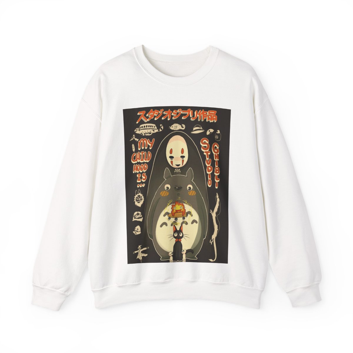 Studio Ghibli Sweatshirt Black Edition