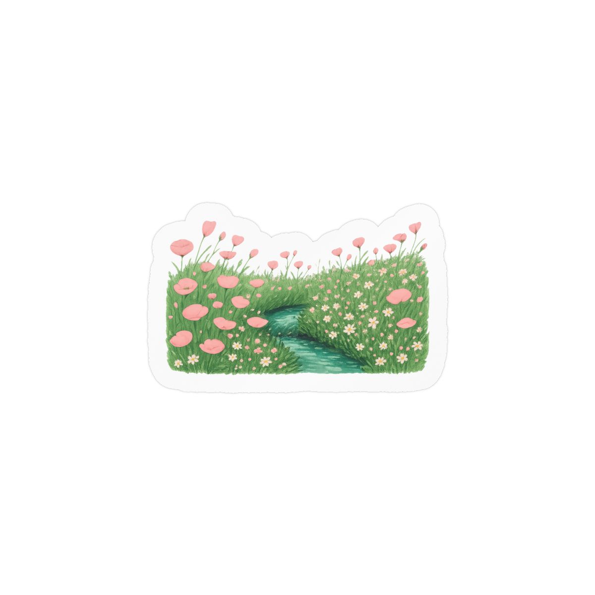 Sophie’s Garden Sticker | Cute Whimsical Vinyl Decal - alternate angle 1, merchandise