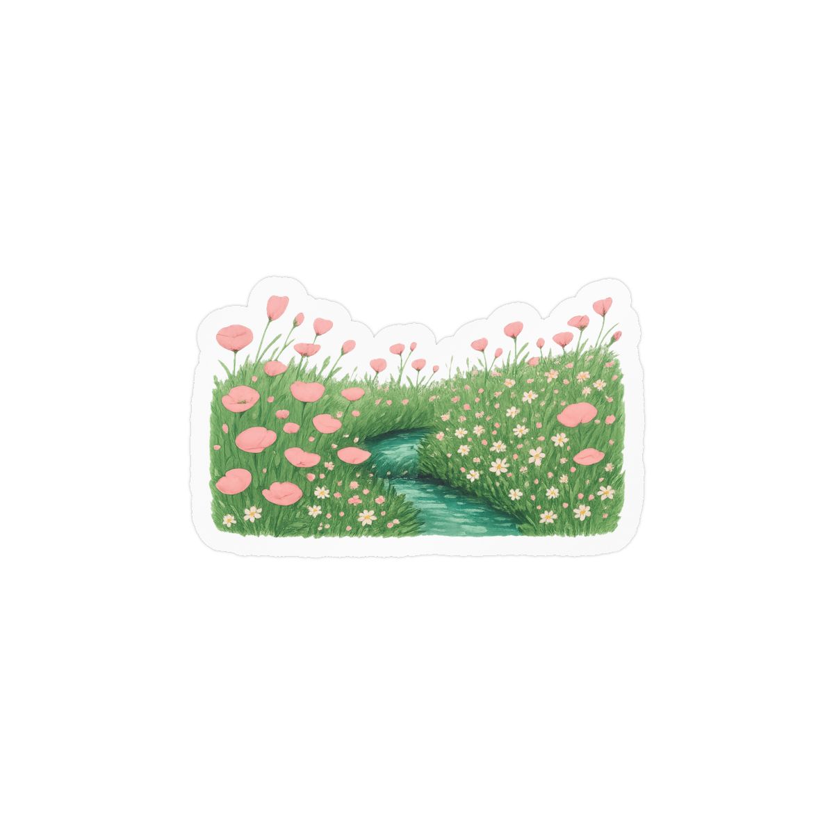 Sophie’s Garden Sticker | Cute Whimsical Vinyl Decal - alternate angle 2, merchandise