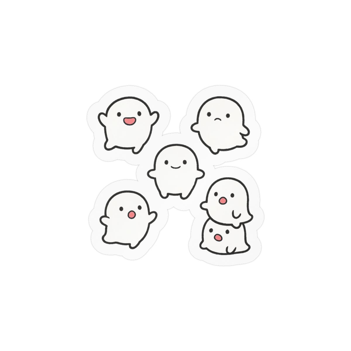 Wara Wara Cute Sticker | Playful Vinyl Decal - alternate angle 1, merchandise