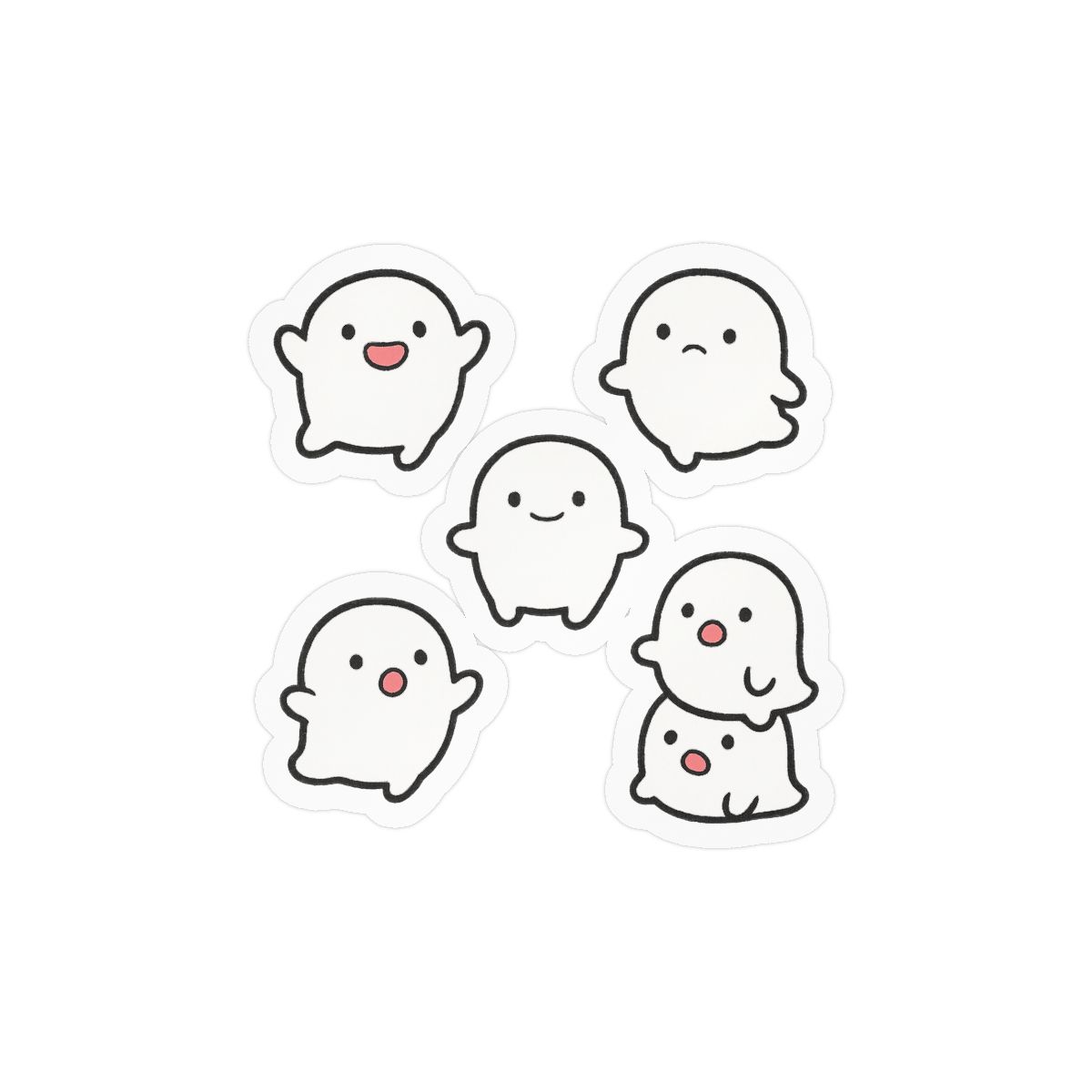Wara Wara Cute Sticker | Playful Vinyl Decal - alternate angle 2, merchandise