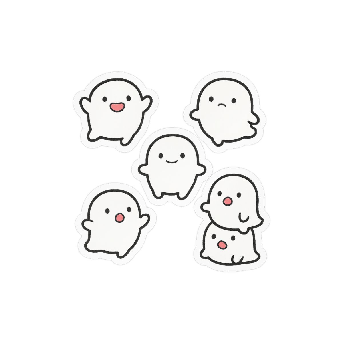 Wara Wara Cute Sticker | Playful Vinyl Decal - alternate angle 3, merchandise
