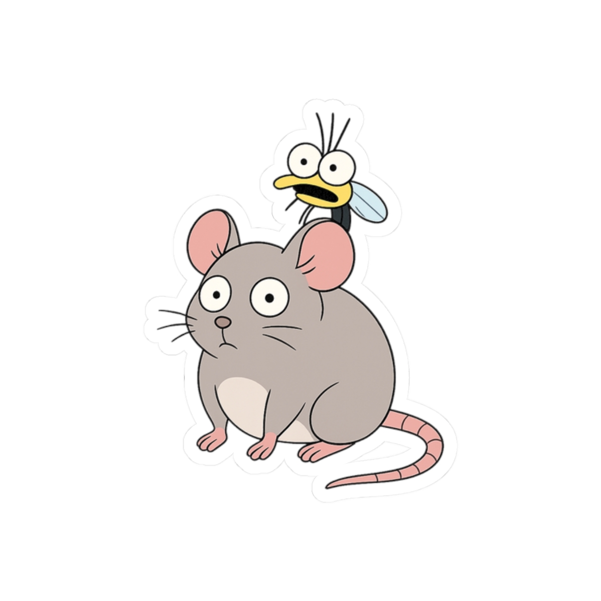 Spirited Away Mouse Sticker | Cute Vinyl Decal - alternate angle 3, merchandise