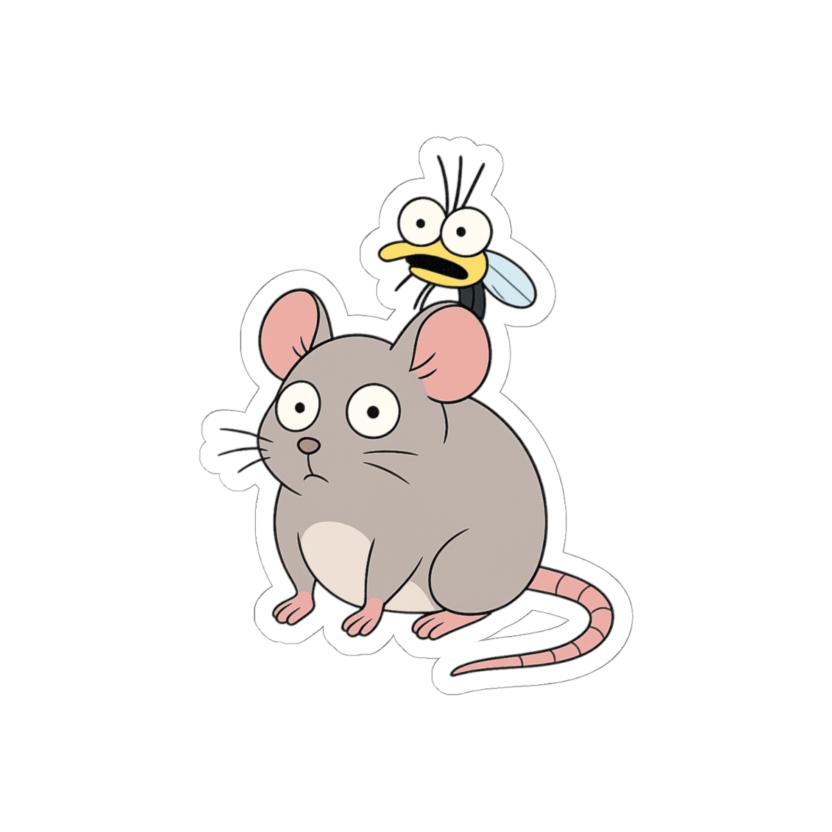 Spirited Away Mouse Sticker | Cute Vinyl Decal - alternate angle 1, merchandise