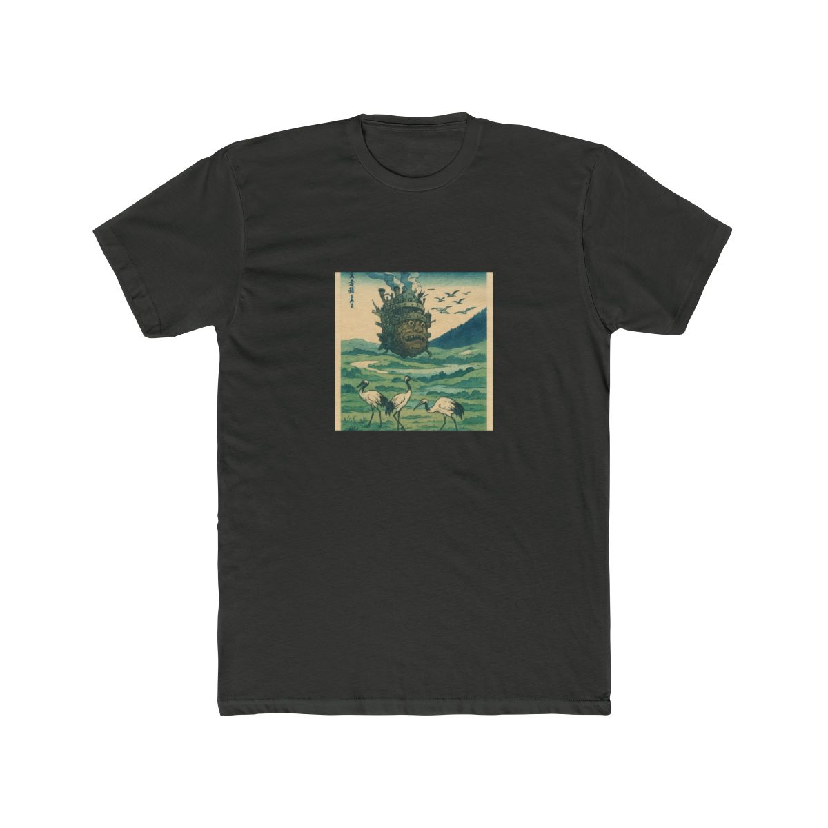 Howl's Moving Castle Japanese Art T-Shirt - Official t-shirts merchandise