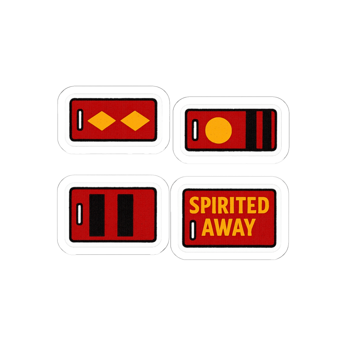 Spirited Away Bath Tokens Cute Stickers | Vinyl Decals - alternate angle 1, merchandise