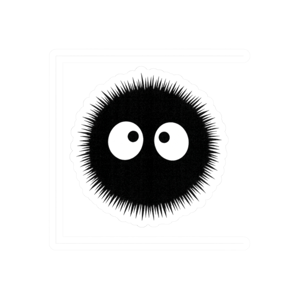 Whimsical Soot Sprite Sticker | Cute Ghibli Vinyl Decal - alternate angle 3, merchandise
