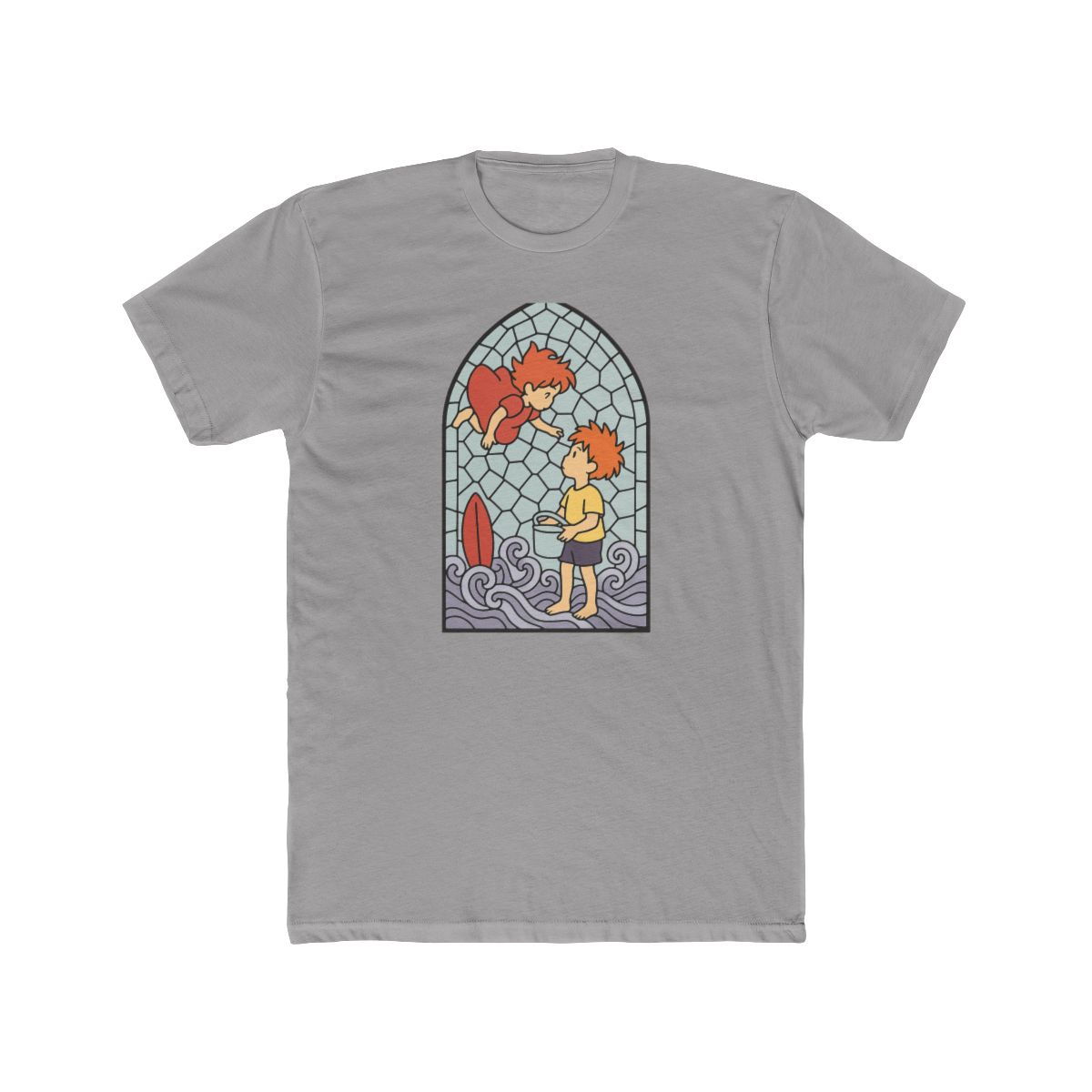Studio Ghibli Ponyo Stained Glass Duo T-Shirt - Official T-Shirts merchandise