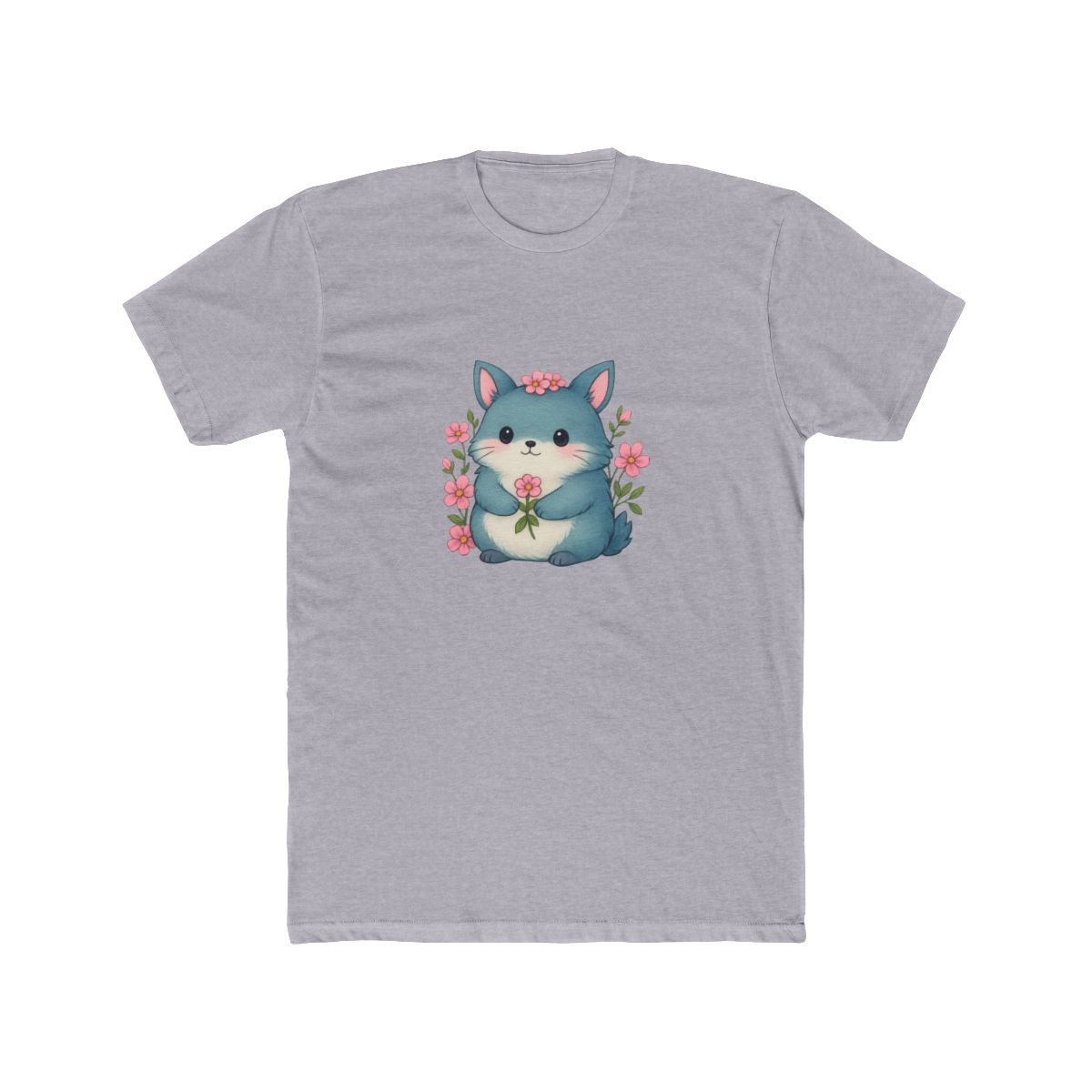 Adorable Grey Forest Spirit T-Shirt - alternate angle 3, merchandise