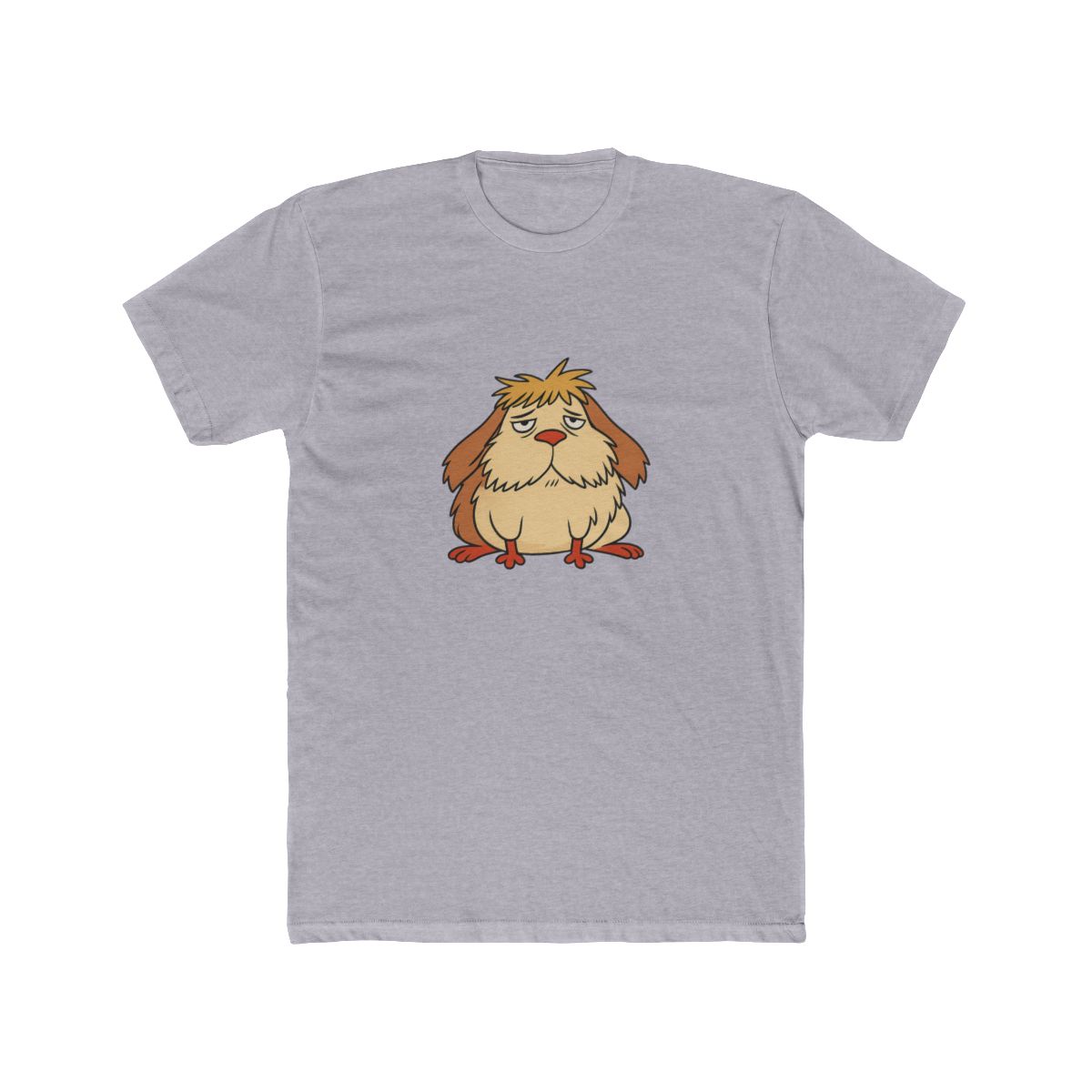 Funny Fluffy Bird Cartoon T-Shirt - alternate angle 2, merchandise