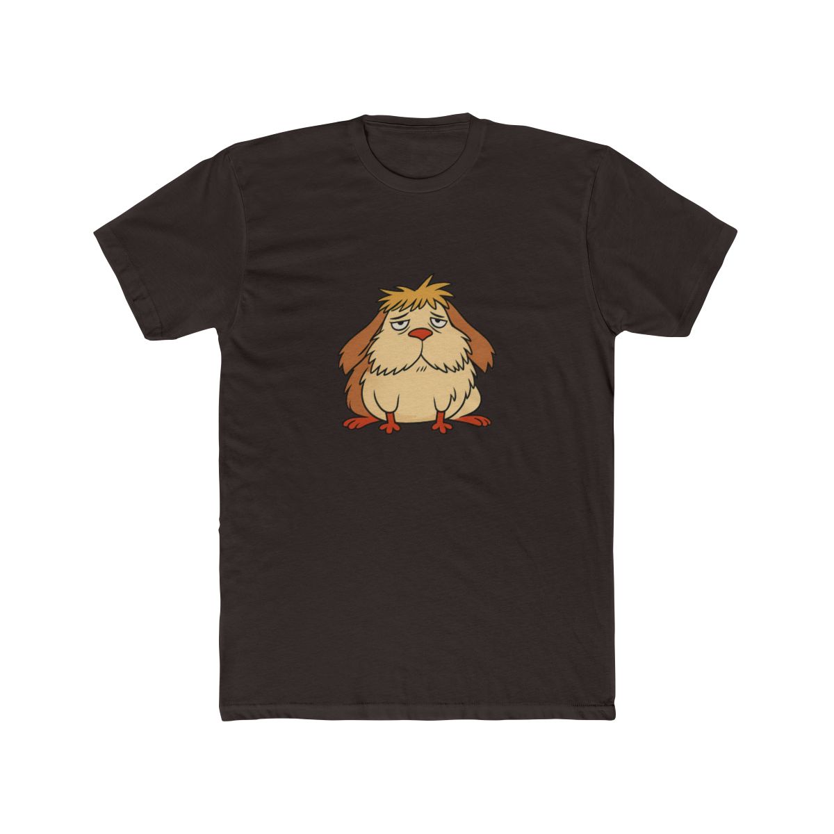 Funny Fluffy Bird Cartoon T-Shirt - alternate angle 4, merchandise