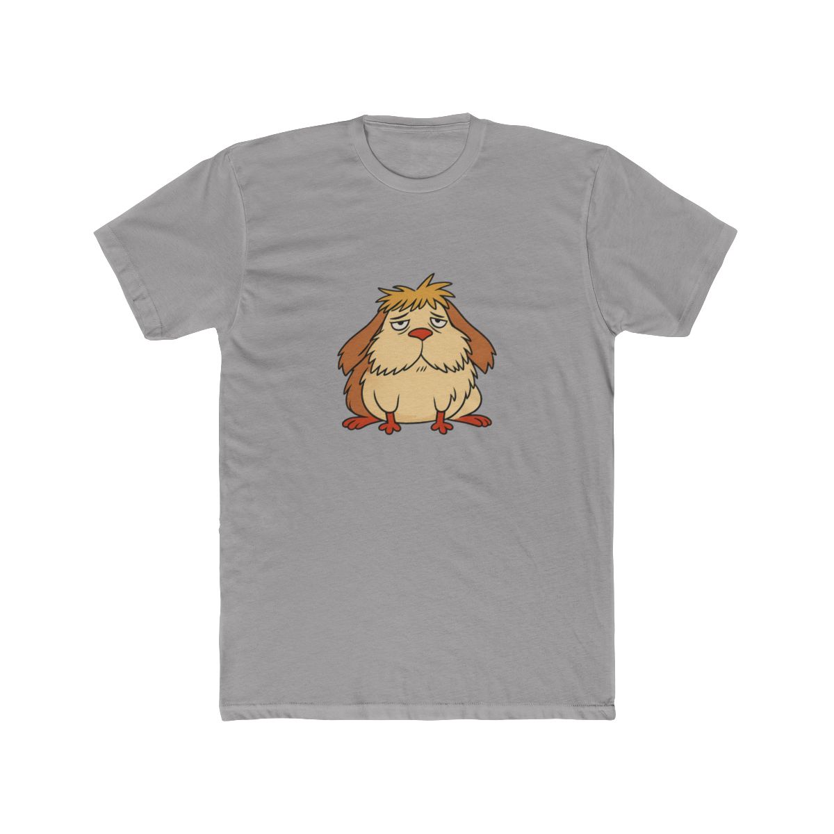 Funny Fluffy Bird Cartoon T-Shirt - alternate angle 3, merchandise