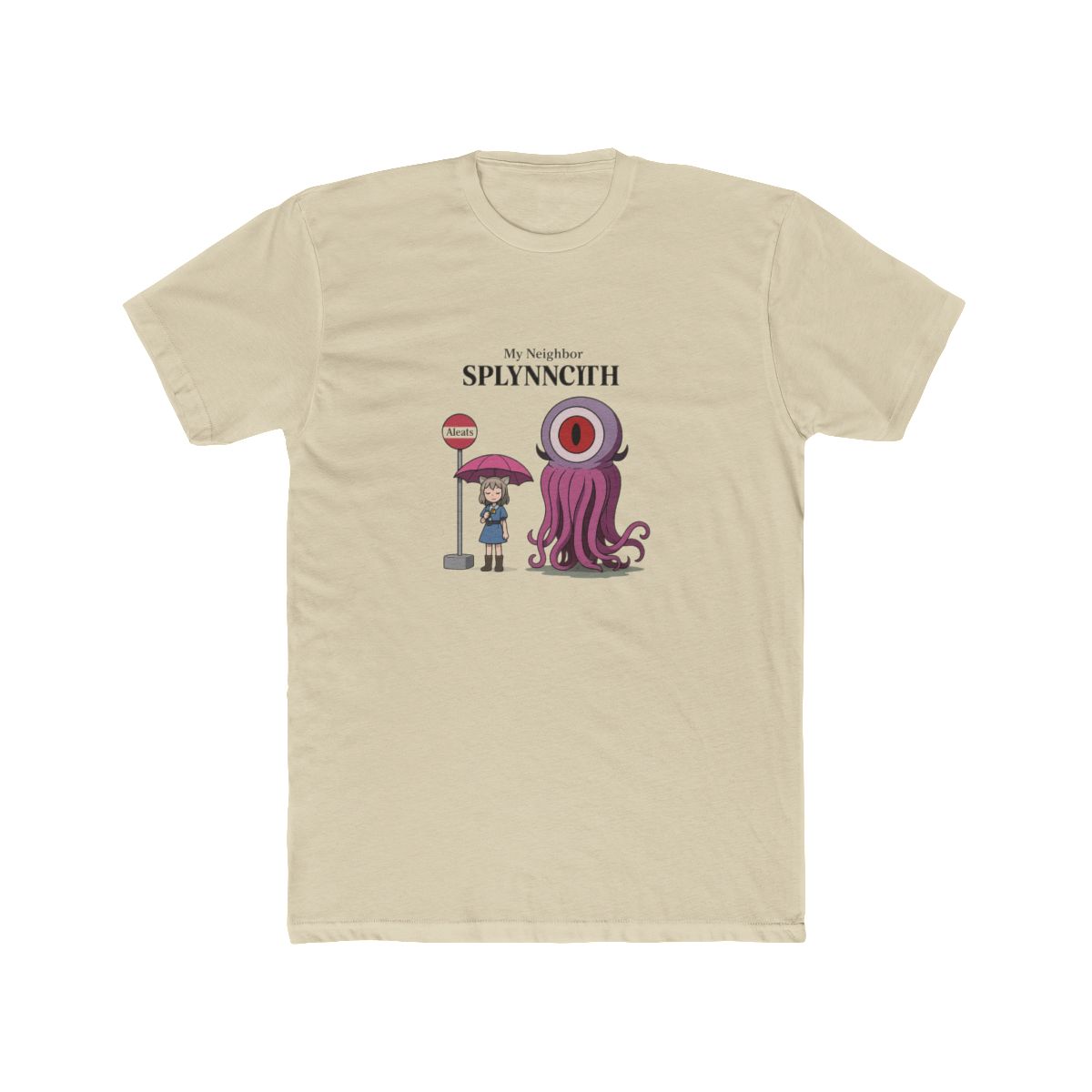 My Neighbor Splynncryth Beholder Parody T-Shirt - alternate angle 4, merchandise