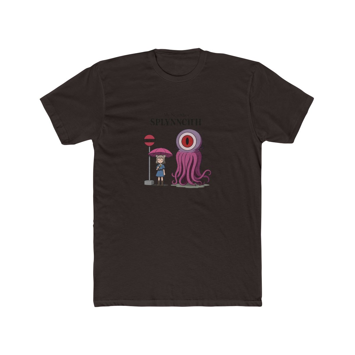 My Neighbor Splynncryth Beholder Parody T-Shirt - alternate angle 3, merchandise
