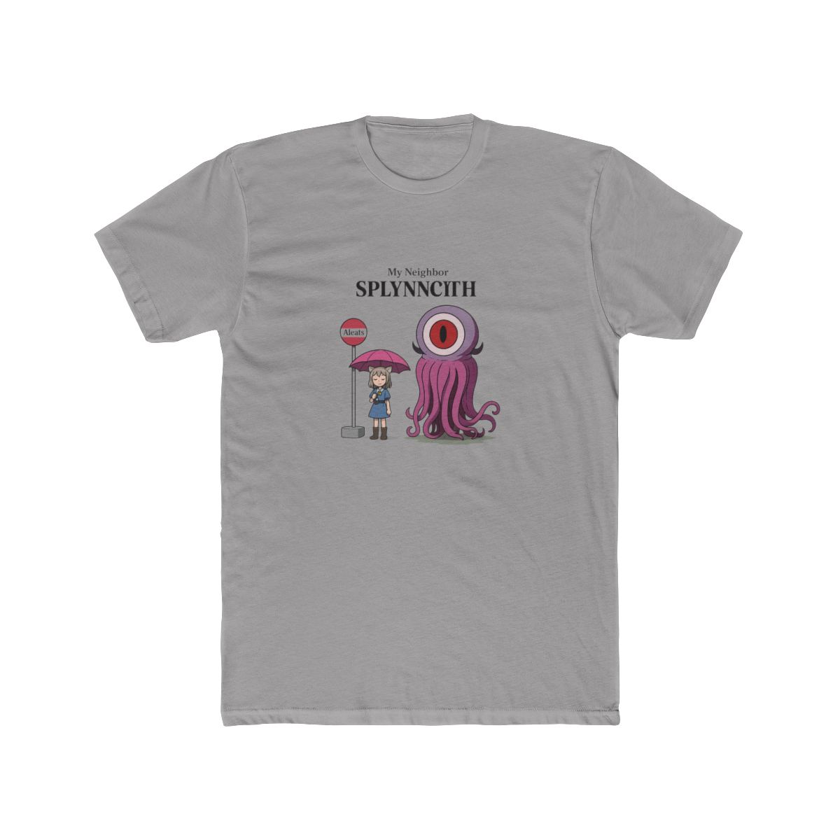 My Neighbor Splynncryth Beholder Parody T-Shirt - alternate angle 2, merchandise