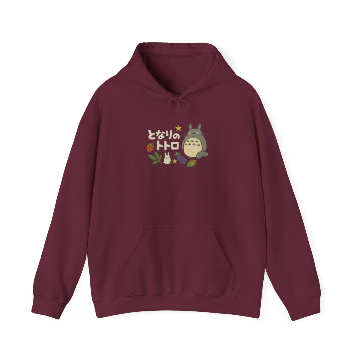 My Neighbor Totoro Veggie Patch Embroidered Cropped Zipper Hoodie - alternate angle 4, merchandise