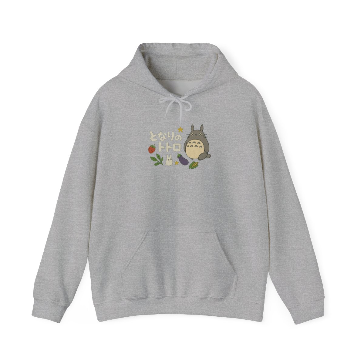 My Neighbor Totoro Veggie Patch Embroidered Cropped Zipper Hoodie - alternate angle 3, merchandise