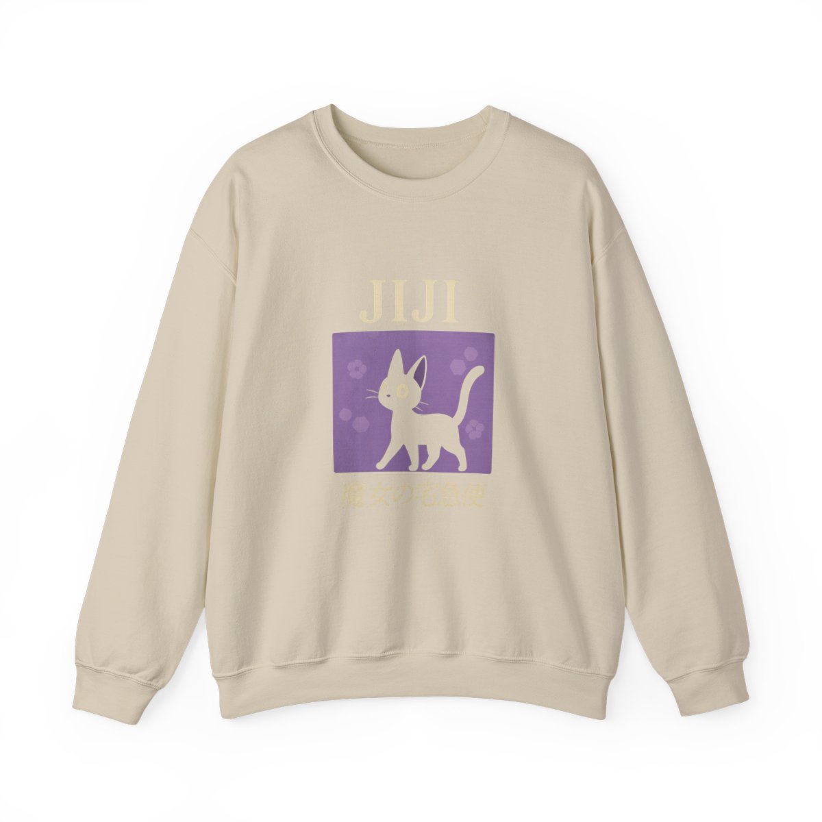 Kiki's Delivery Service Jiji Portrait Crewneck Sweatshirt - alternate angle 5, merchandise