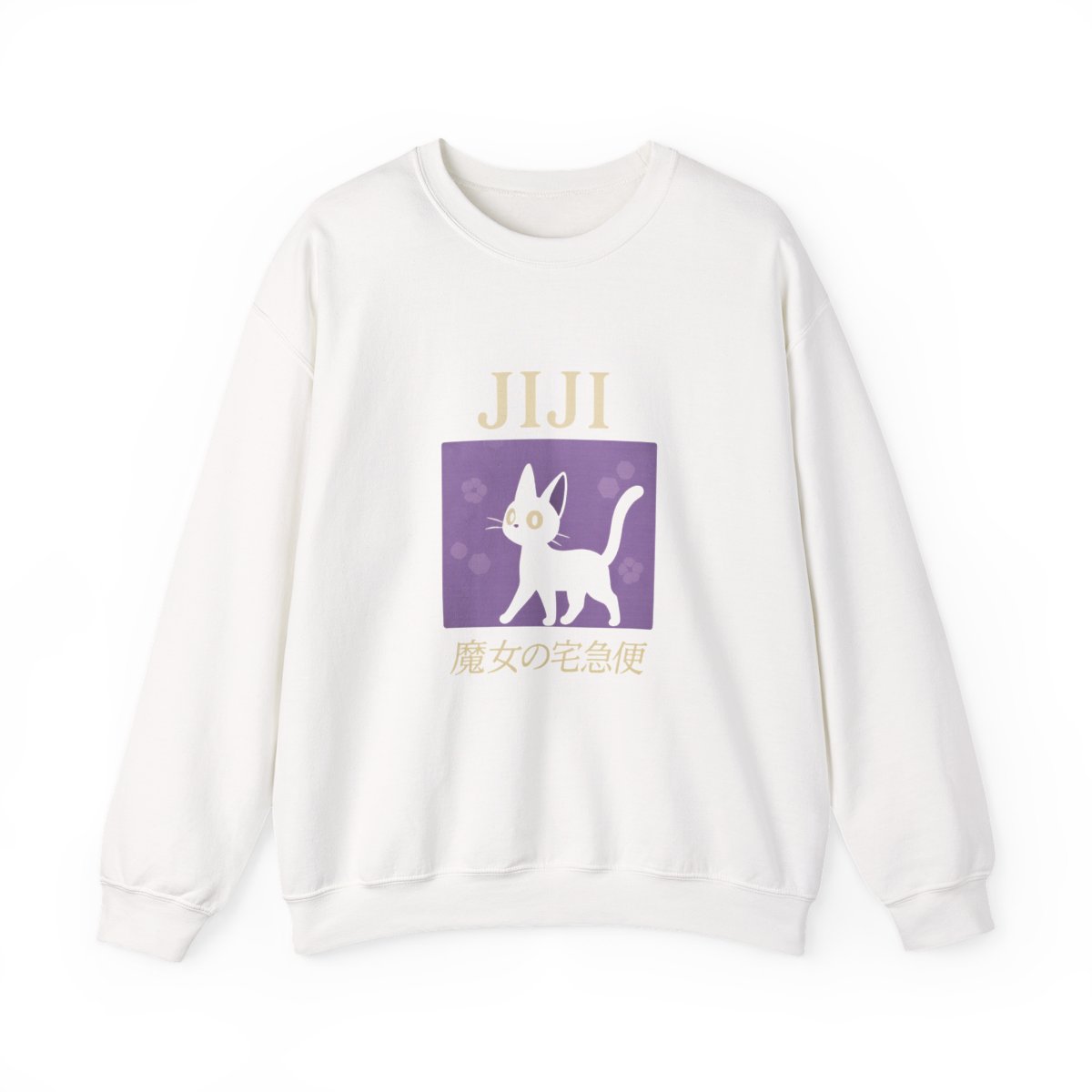 Kiki's Delivery Service Jiji Portrait Crewneck Sweatshirt - alternate angle 2, merchandise