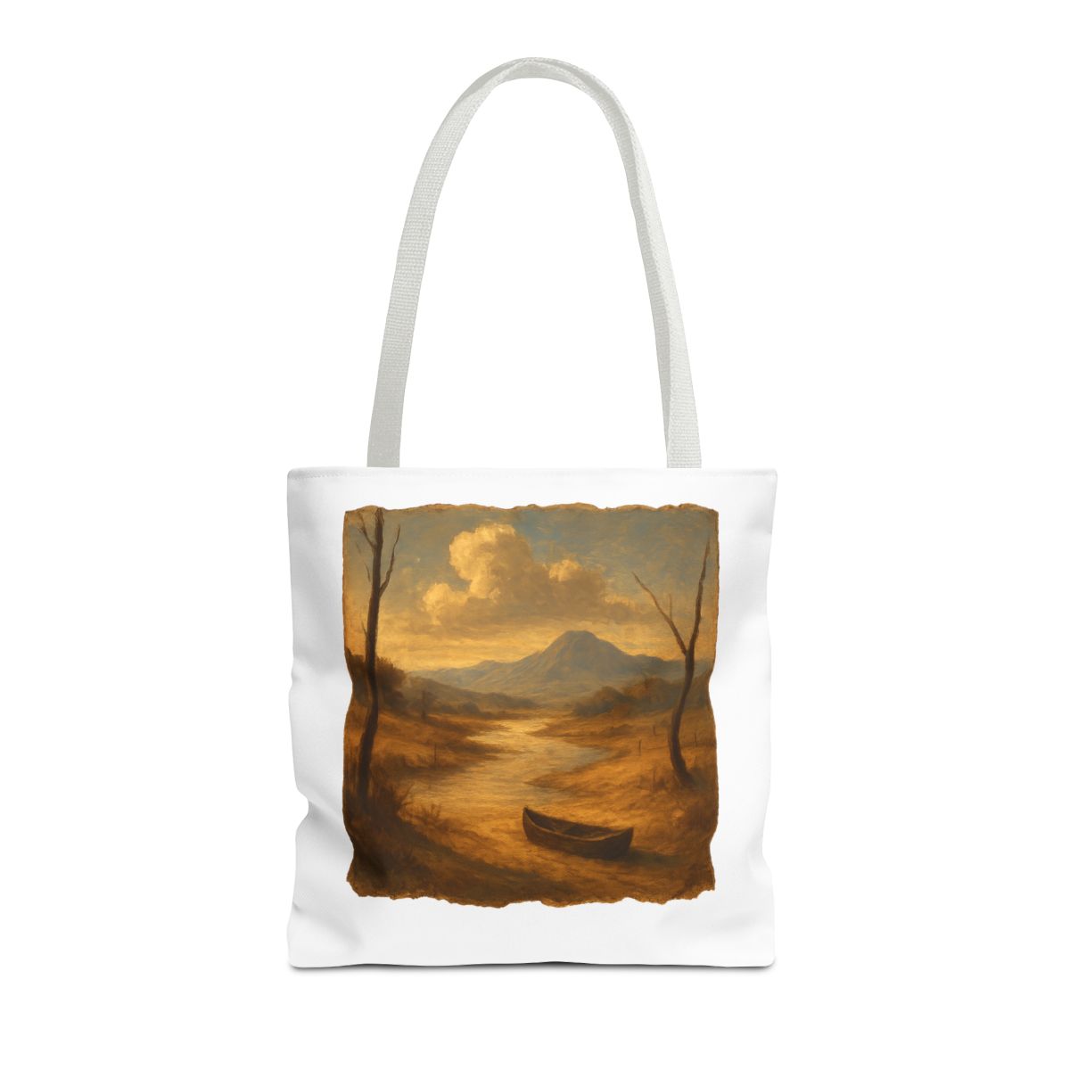 Ghibli Style Riverbank Beach Tote Bag | Whimsical Reusable Carryall - Official Bags & Totes merchandise