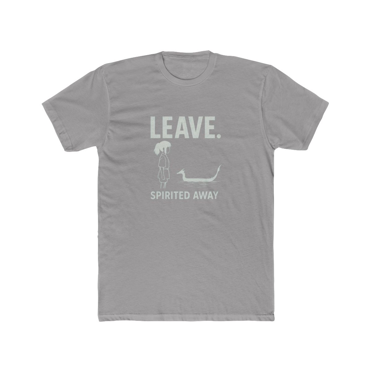 Spirited Away Studio Ghibli Quote Tonal T-Shirt - alternate angle 4, merchandise