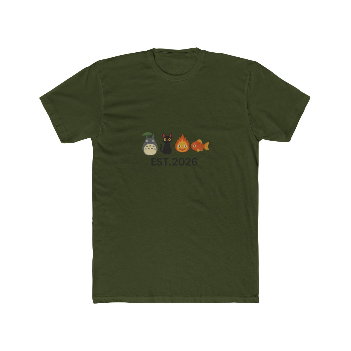 Howl's Moving Castle Embroidered Studio Ghibli T-Shirt - alternate angle 5, merchandise