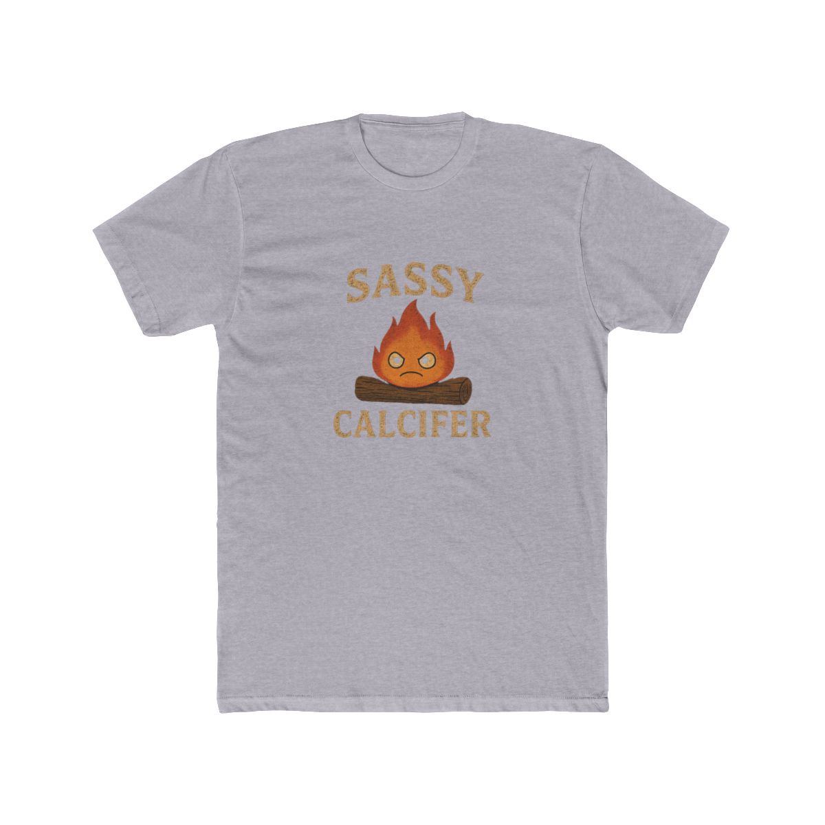 Sassy Calcifer Studio Ghibli T-Shirt - alternate angle 5, merchandise