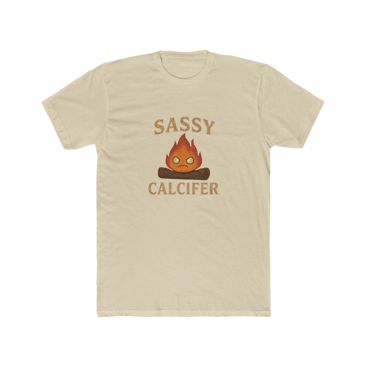 Sassy Calcifer Studio Ghibli T-Shirt - alternate angle 4, merchandise