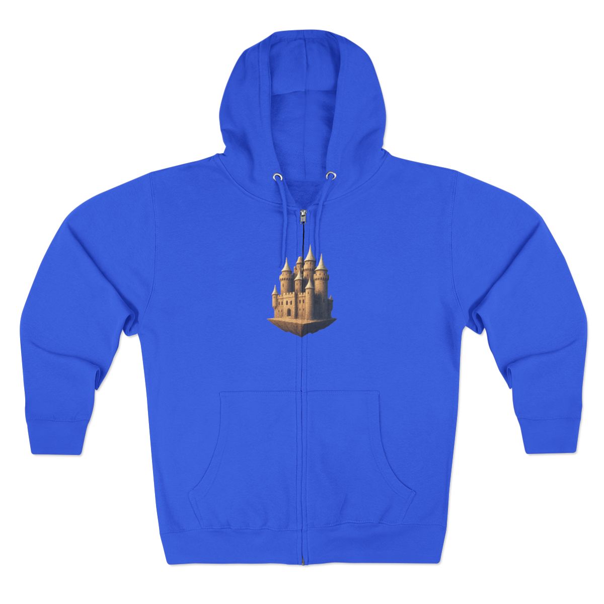 Sustainable Zip Hoodie Castle in The Sky - alternate angle 5, merchandise
