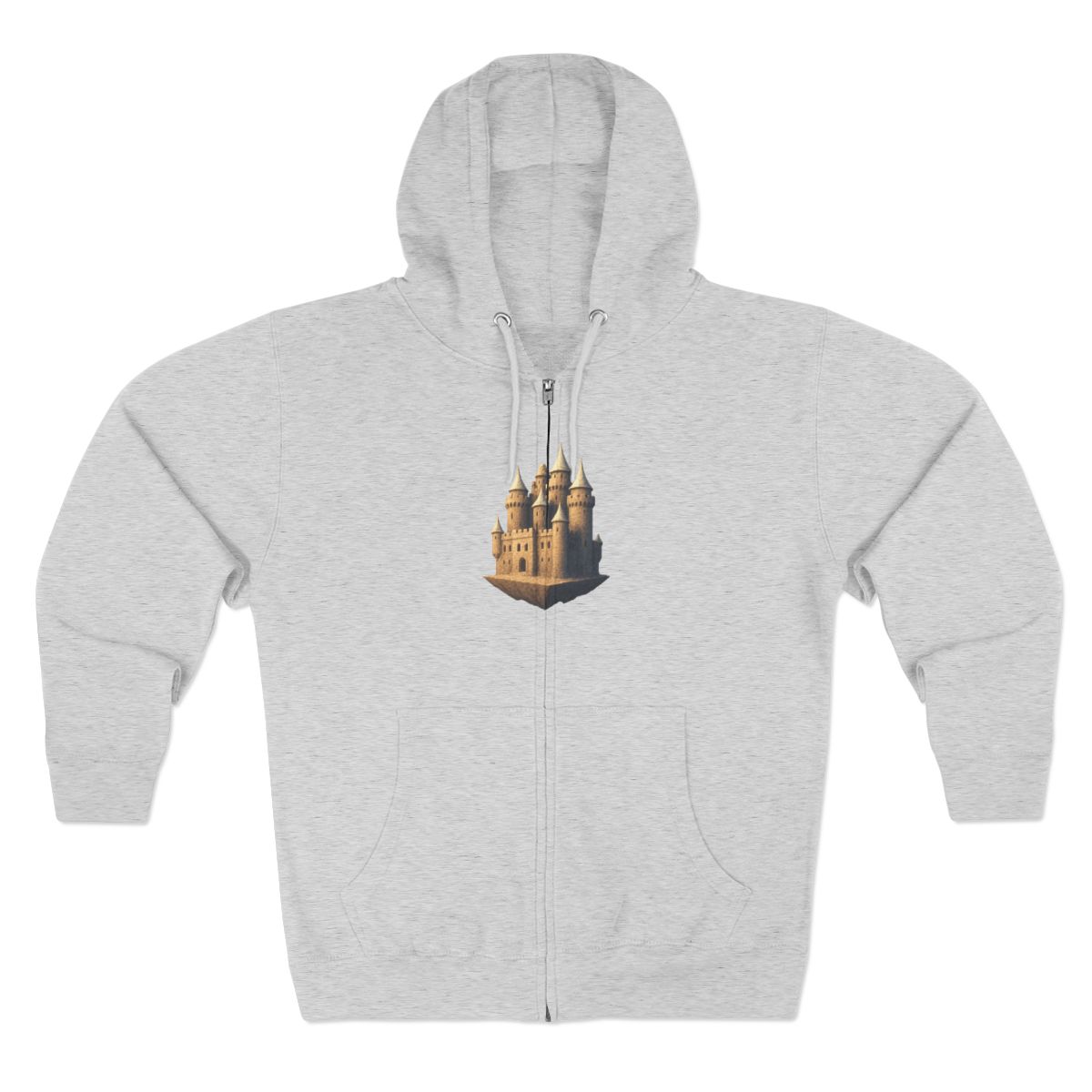 Sustainable Zip Hoodie Castle in The Sky - Official Hoodies merchandise