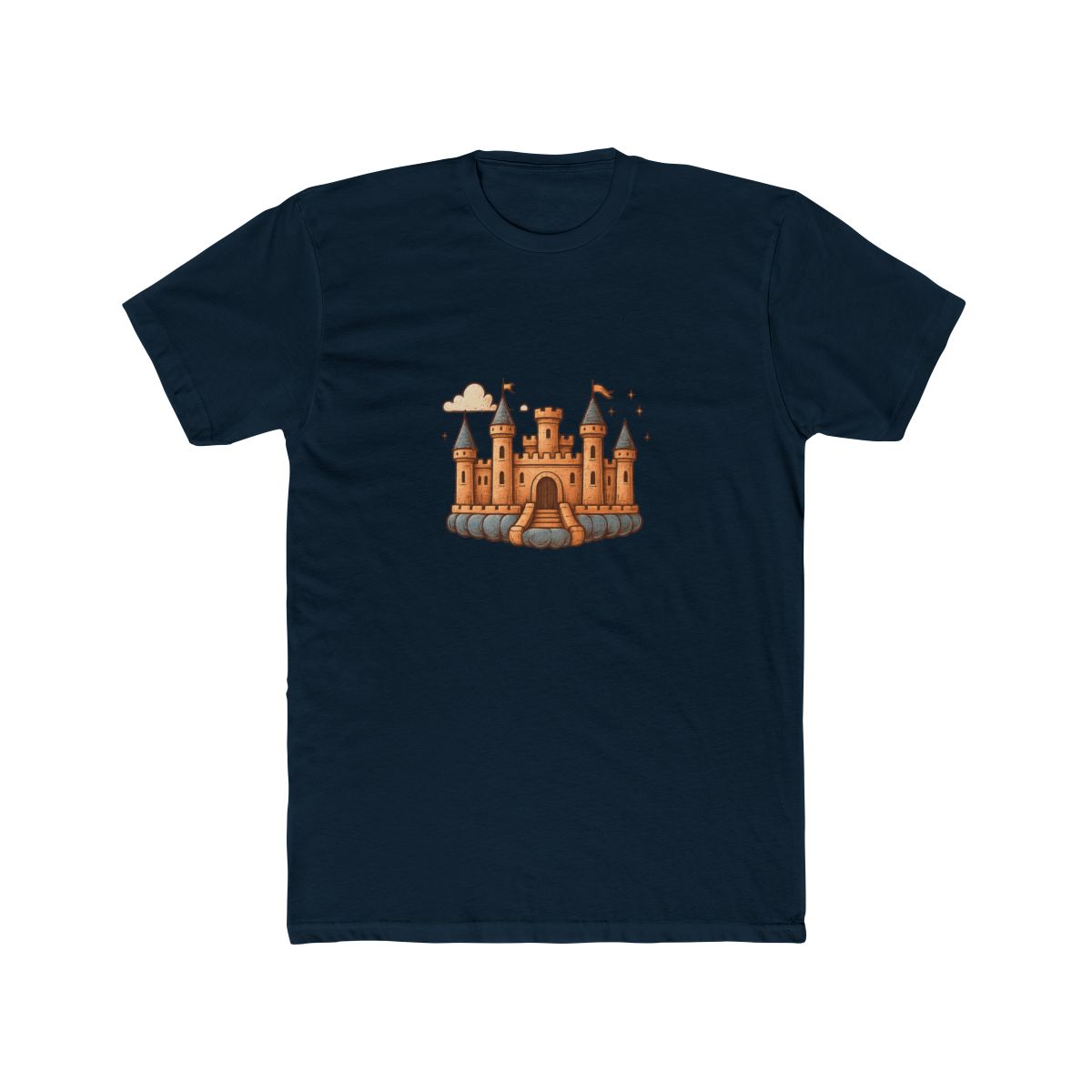 Whimsical Inflatable Castle in the Sky T Shirt - alternate angle 2, merchandise