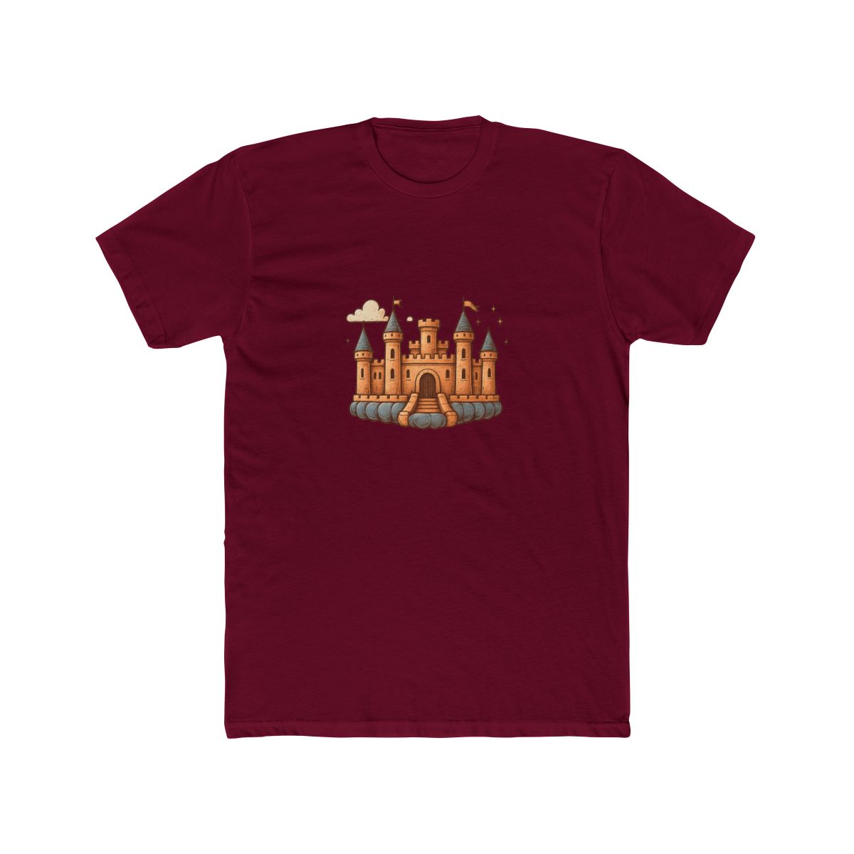 Whimsical Inflatable Castle in the Sky T Shirt - alternate angle 5, merchandise