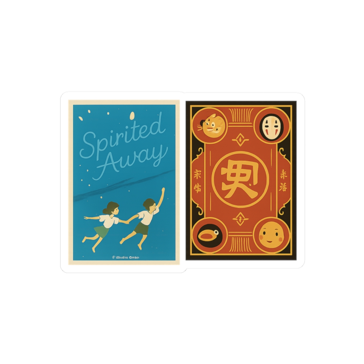 Spirited Away Retro Icons | Ghibli Stickers, Anime Decals, Otaku Gifts - alternate angle 3, merchandise