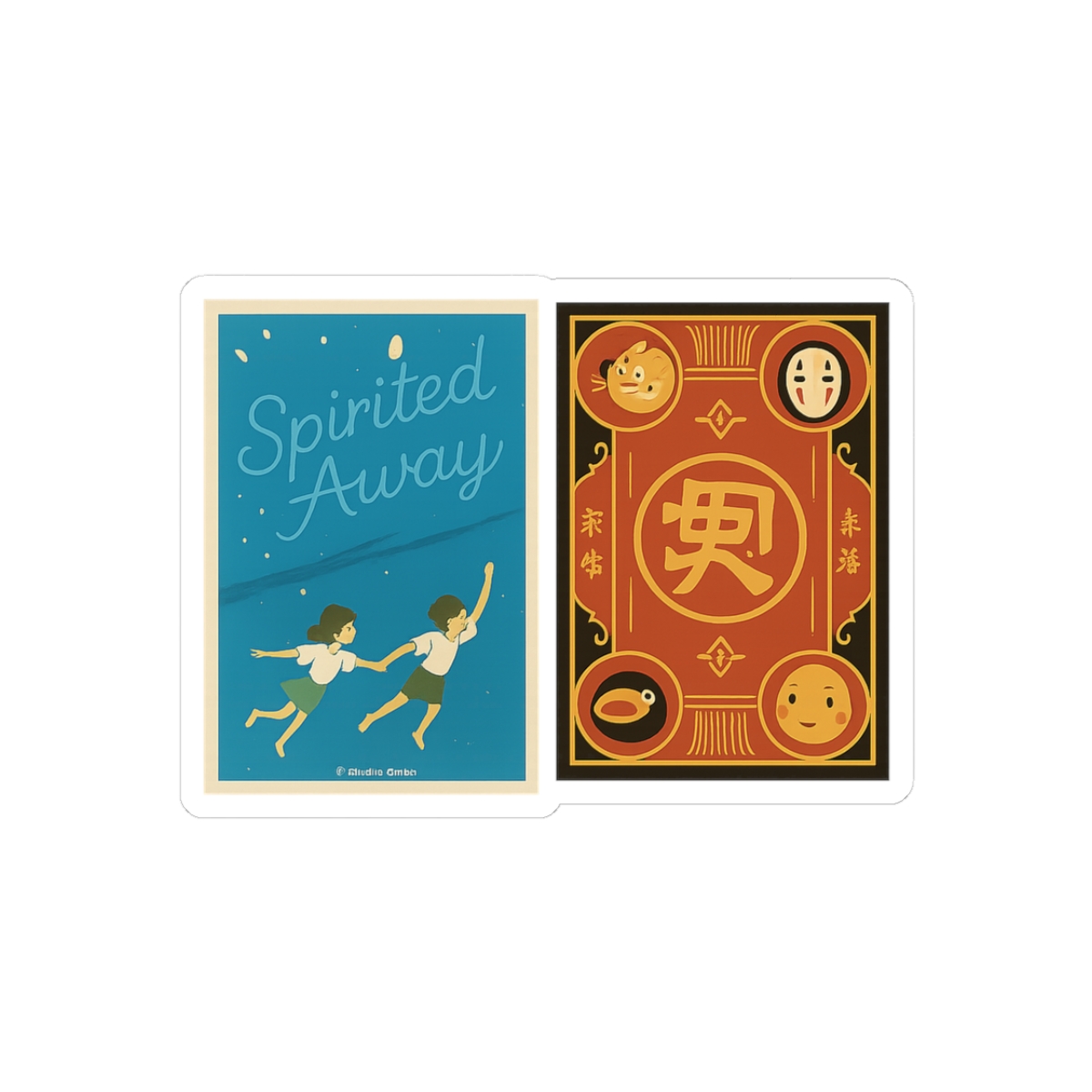 Spirited Away Retro Icons | Ghibli Stickers, Anime Decals, Otaku Gifts
