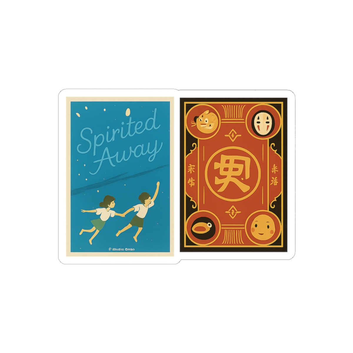 Spirited Away Retro Icons | Ghibli Stickers, Anime Decals, Otaku Gifts - alternate angle 1, merchandise