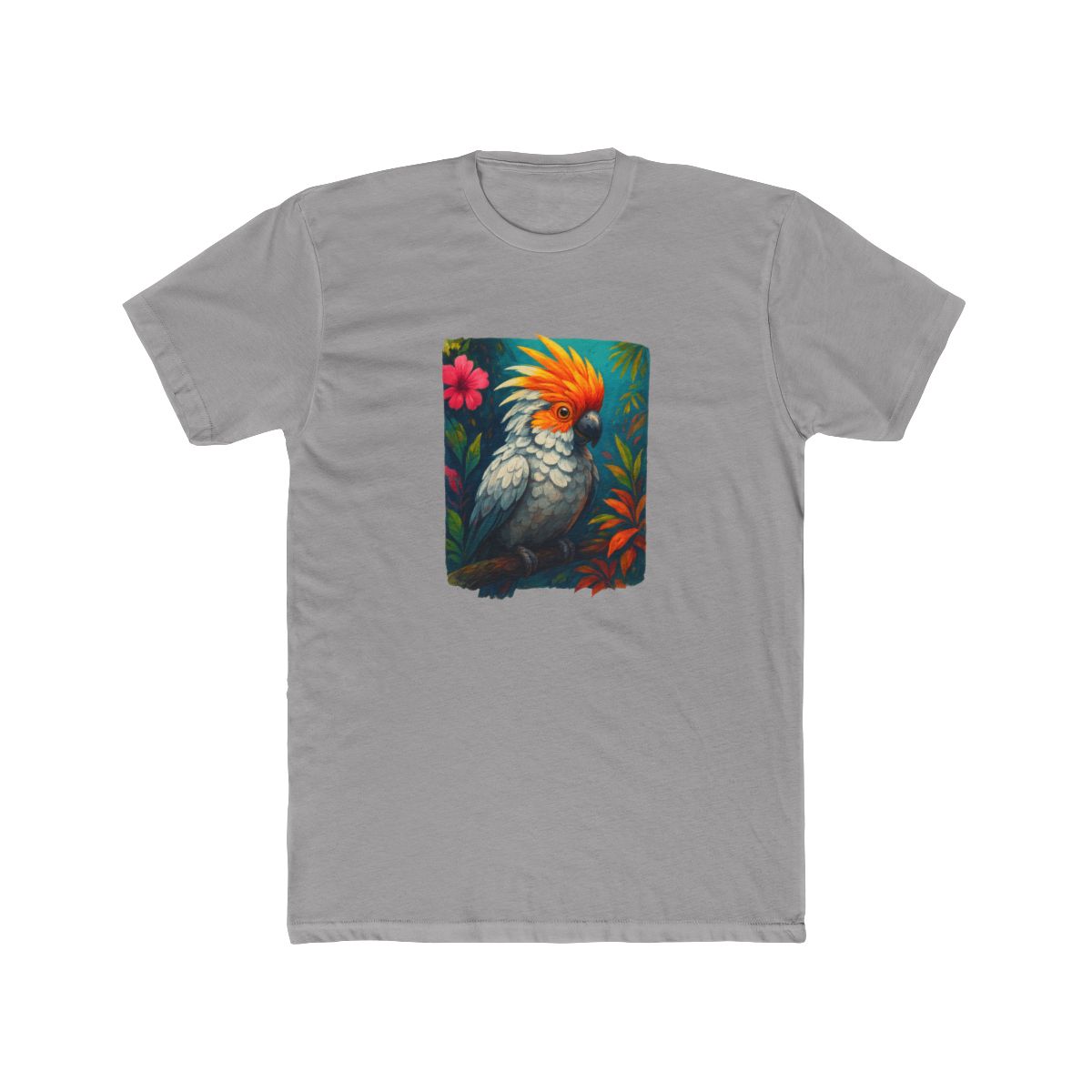 Ghibli Tiger and Tropical Birds Graphic T Shirt - alternate angle 3, merchandise