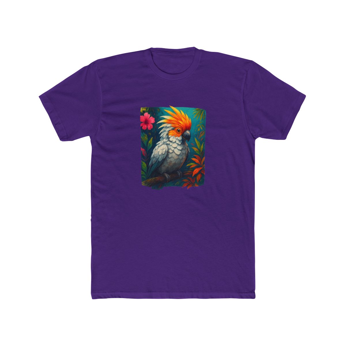 Ghibli Tiger and Tropical Birds Graphic T Shirt - alternate angle 2, merchandise