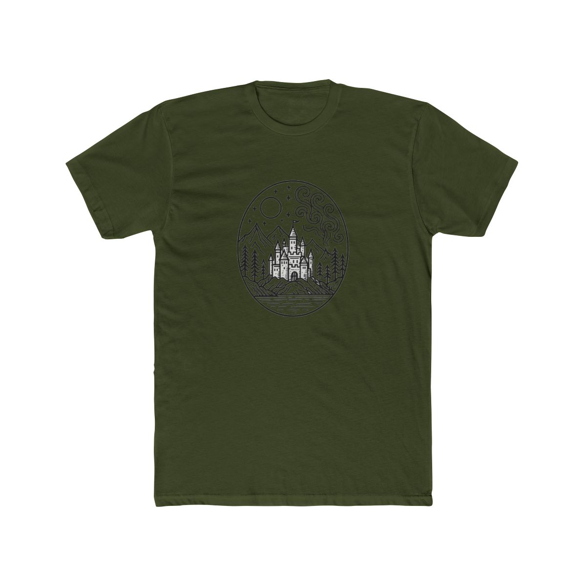 Howl's Moving Castle Minimalist Outline T Shirt - alternate angle 5, merchandise