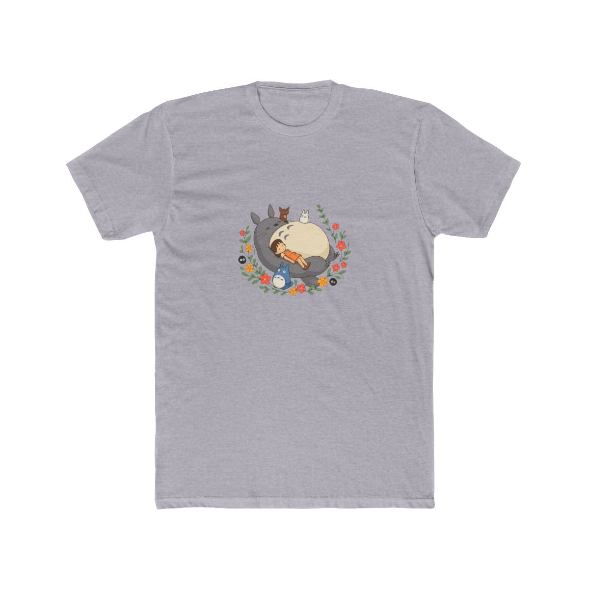 Totoro Floral Wreath Gathering | Totoro Tee, Ghibli Shirt, Studio Ghibli Gift - Official T-Shirts merchandise