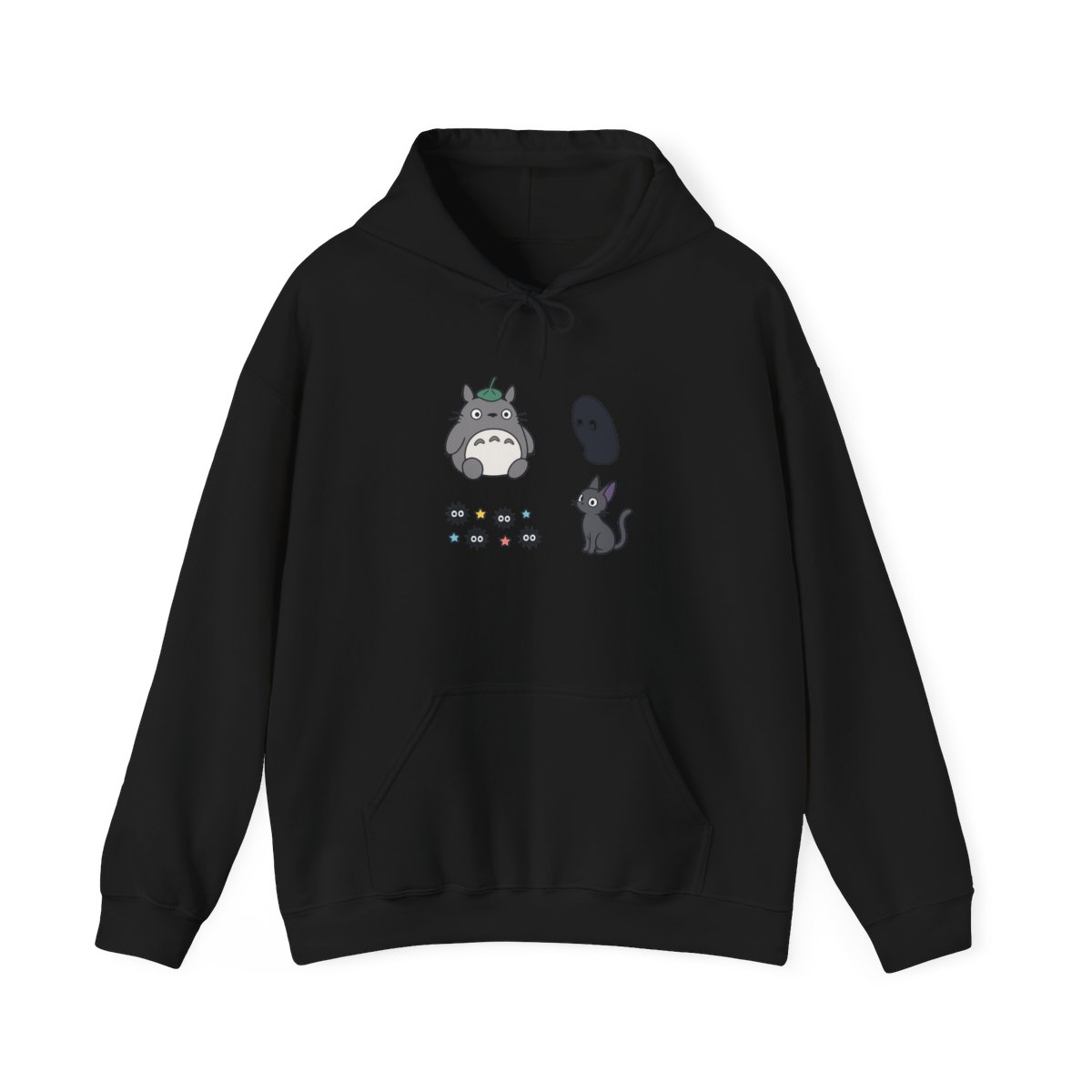 Studio Ghibli Totoro No-Face Embroidered Hoodie