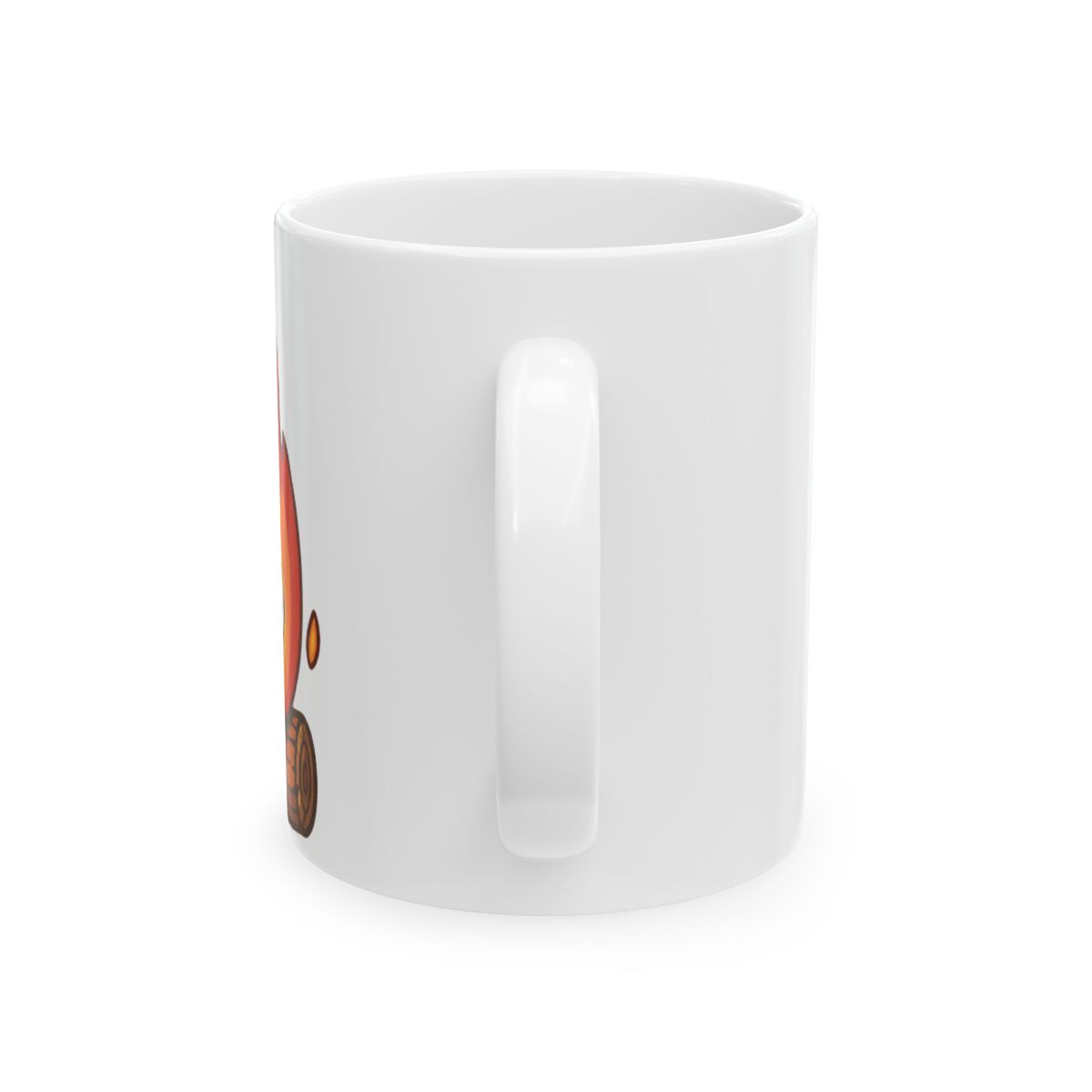 Calcifer Fire Demon Howl's Moving Castle Mug - alternate angle 3, merchandise