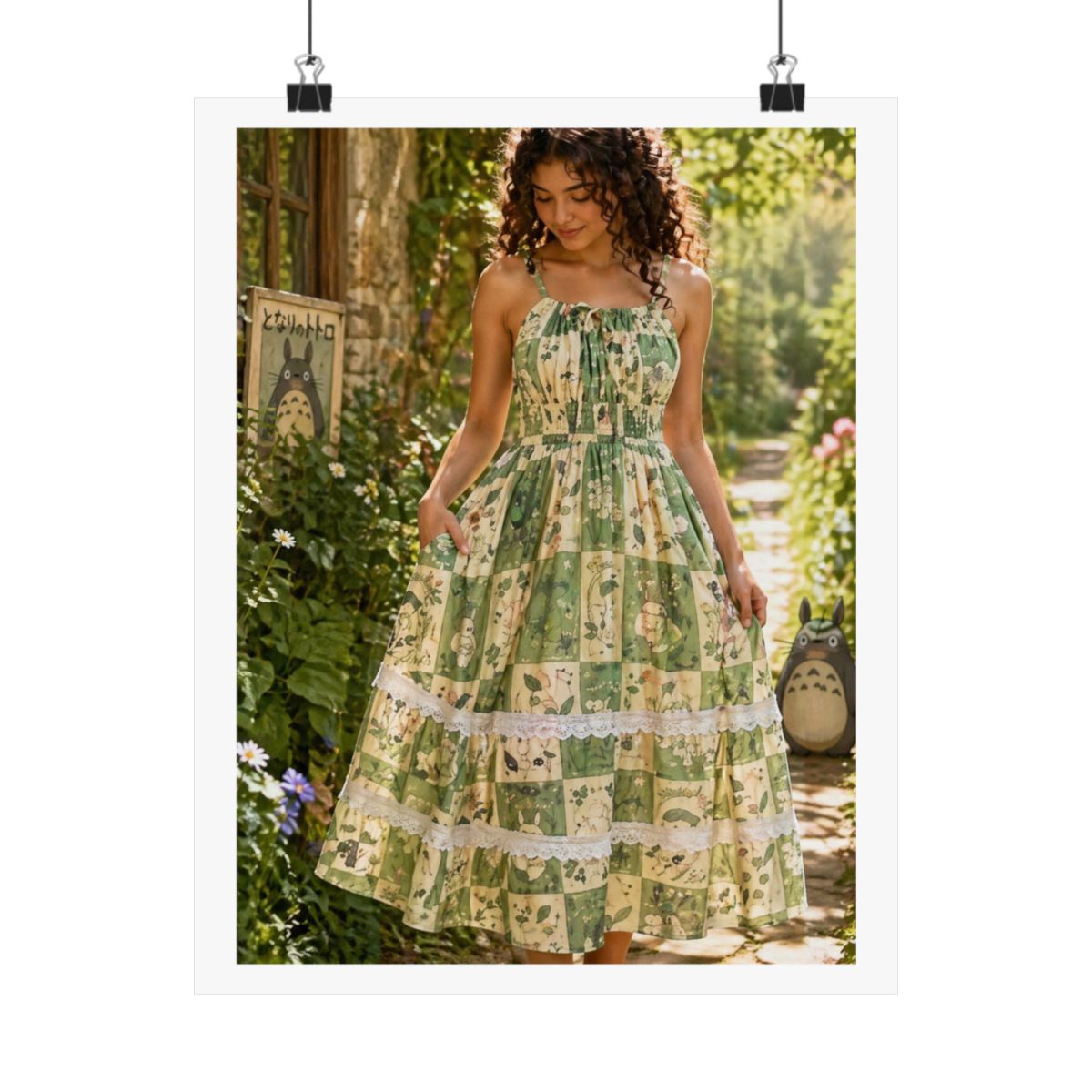 Studio Ghibli® My Neighbor Totoro Poster Midi Dress
