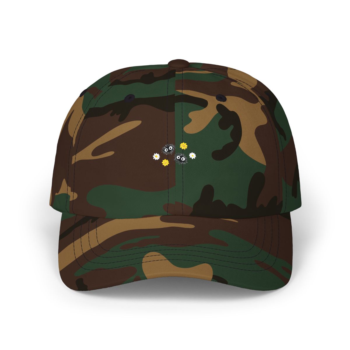 Studio Ghibli® My Neighbor Totoro Soot Sprite Daisies Dad Cap - alternate angle 5, merchandise