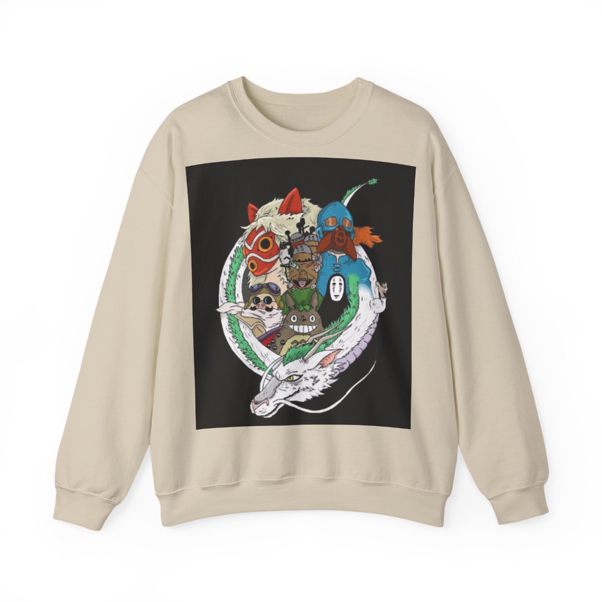 Studio Ghibli Unique Art Sweatshirt - alternate angle 5, merchandise