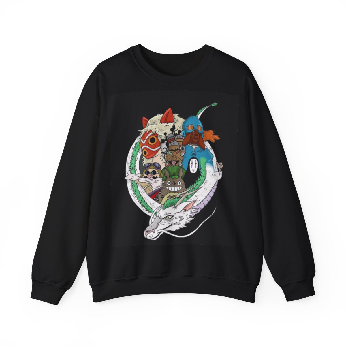 Studio Ghibli Unique Art Sweatshirt - alternate angle 4, merchandise