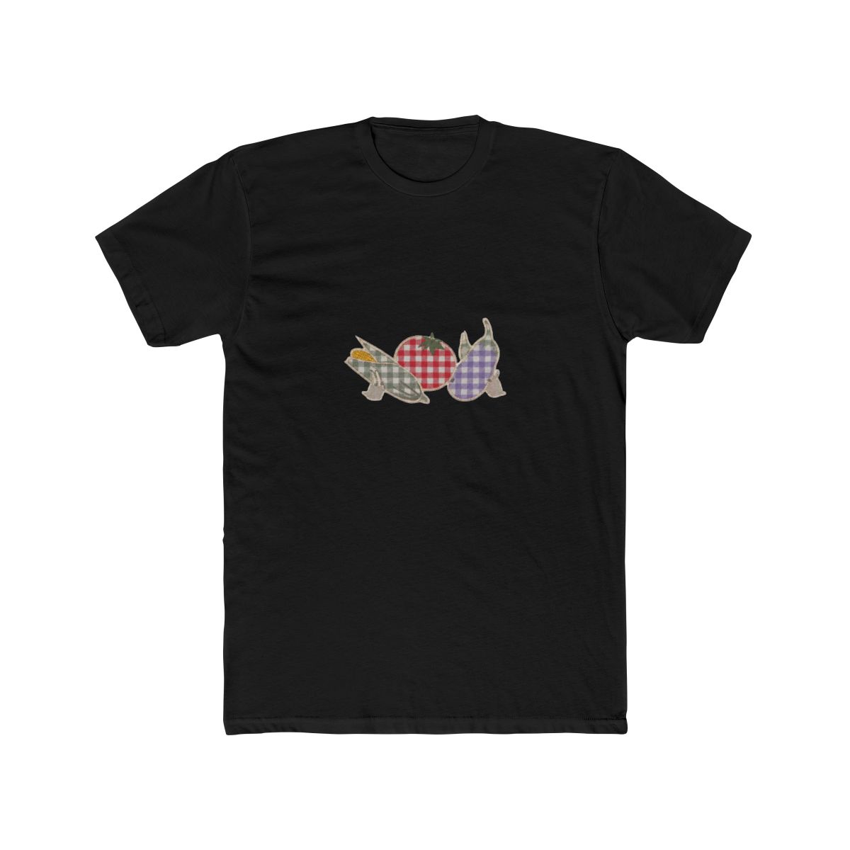 Studio Ghibli® My Neighbor Totoro Gingham Veggies Ribbed Plus Size Cropped T Shirt