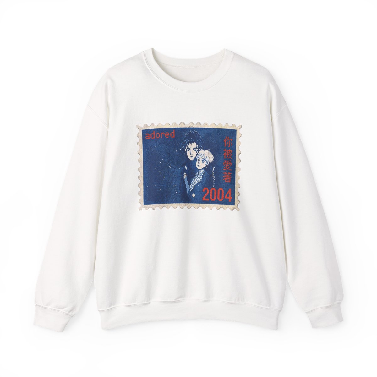 Studio Ghibli® Howl's Moving Castle Sophie & Howl Stamp Crewneck - Official Sweatshirts merchandise
