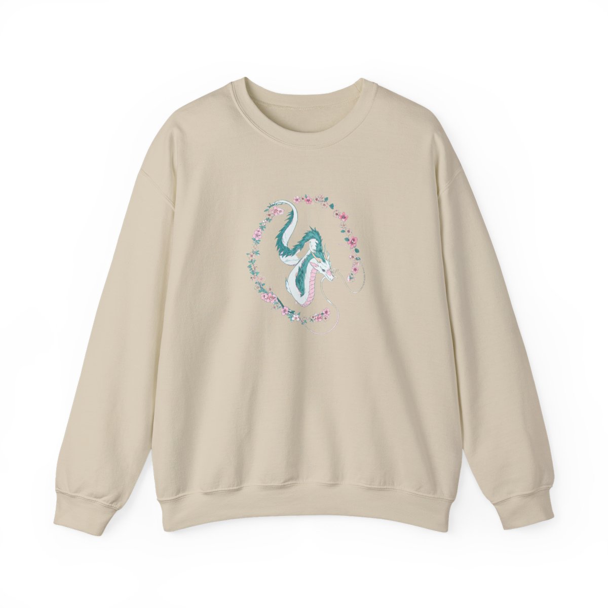 Studio Ghibli® Spirited Away Dragon Haku Tie-Dye Crewneck - alternate angle 5, merchandise