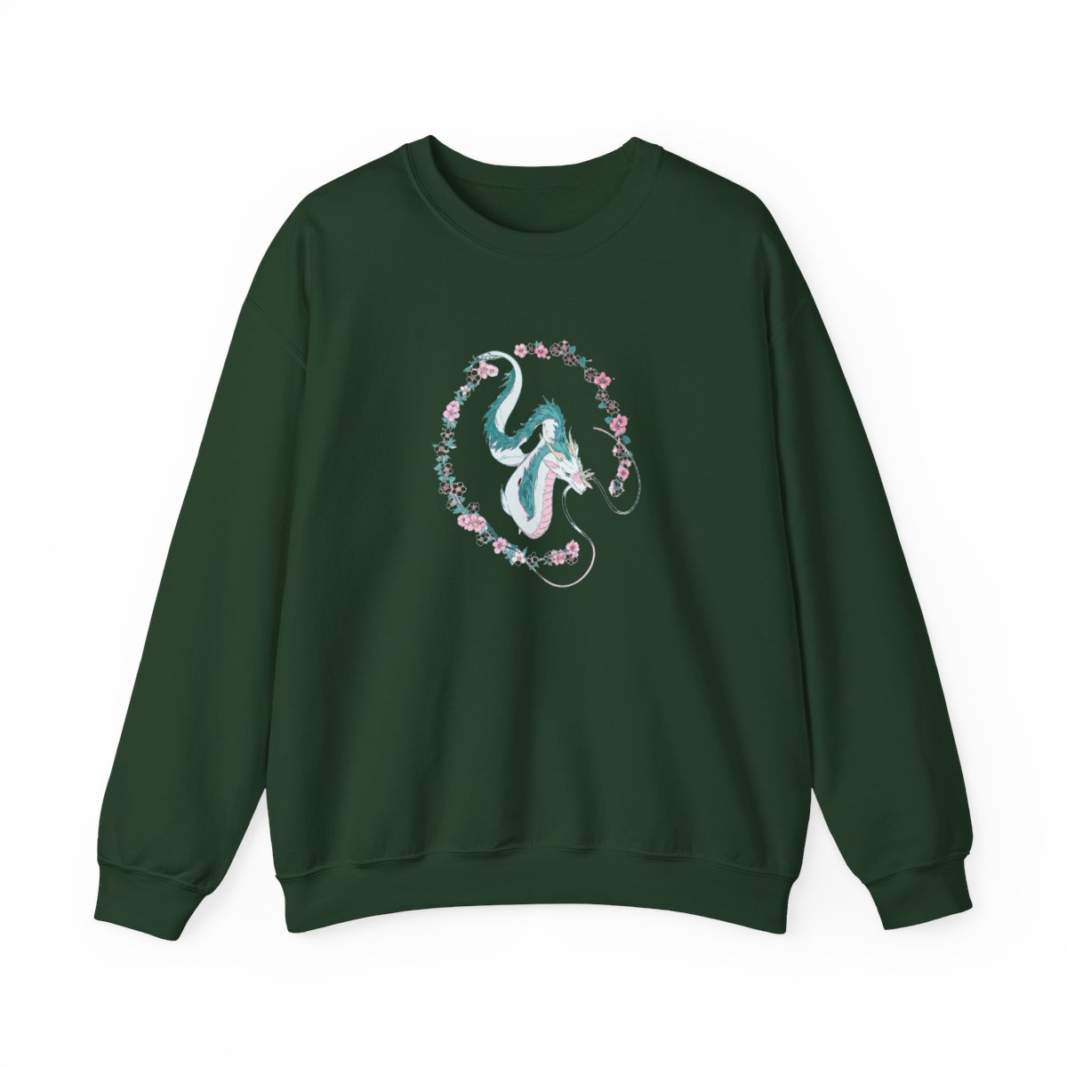 Studio Ghibli® Spirited Away Dragon Haku Tie-Dye Crewneck - alternate angle 2, merchandise